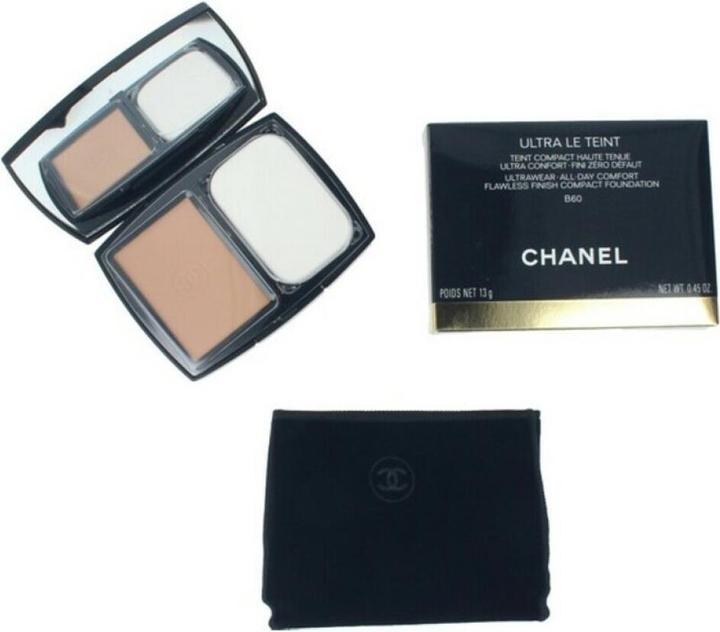 Actual product image Chanel Ultra wear All-Day Comfort Flawless Finish Compact Foundation) 13 g - Shade: B60 (B60)