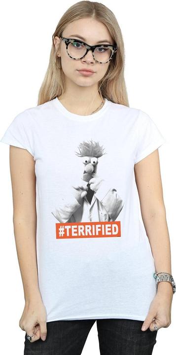 Immagine prodotto Disney The Muppets Beaker Terrified Maglietta Donna (L)