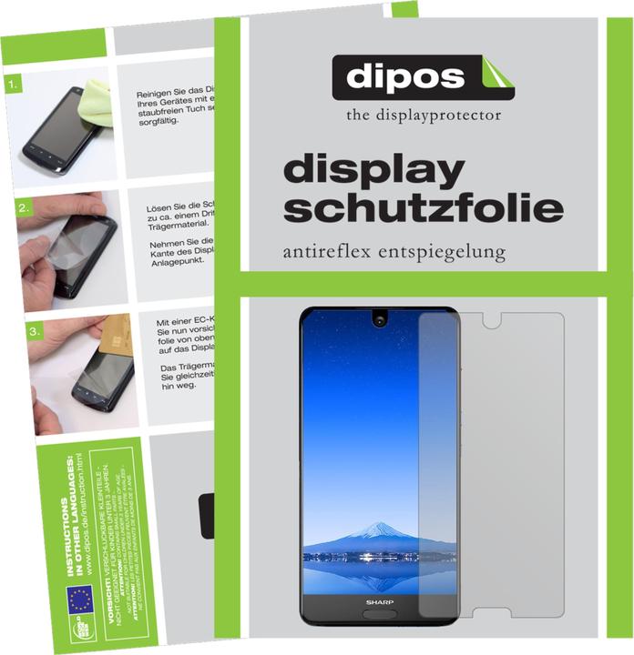 Immagine prodotto Dipos Pellicola Protettiva Antiriflesso (2 Pezzo/i, Sharp Aquos S2)