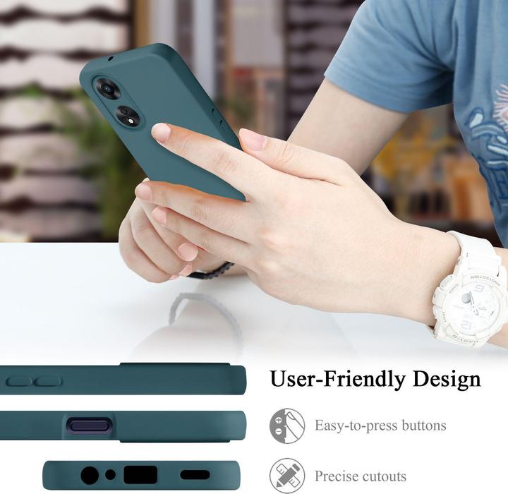 Image du produit Cadorabo Housse pour OPPO A78 5G TPU avec protection liquide en silicone (Oppo A78 5G)