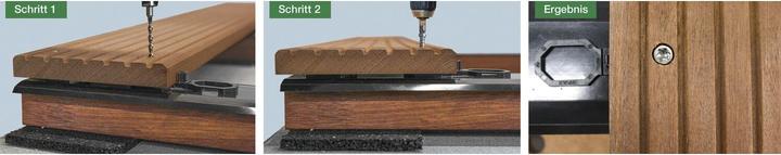 Actual product image Spax TERRACE A2 CYLINDER HEAD T-STAR PLUS T25 FIXED THREAD CUT ANTIK 5X60 Terrace (1 Screws per piece)