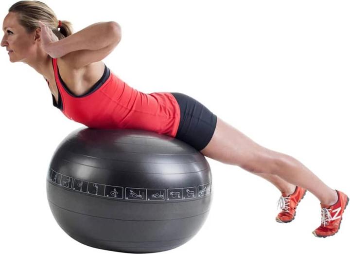 Produktbild Pure2improve 2Improve P2I200080 Exercise Ball, 75 cm, Juodas, PVC (75 cm)