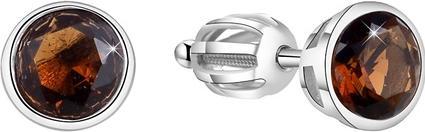 Beneto Silver earrings with shimmering zircon AGUP1715S (L)