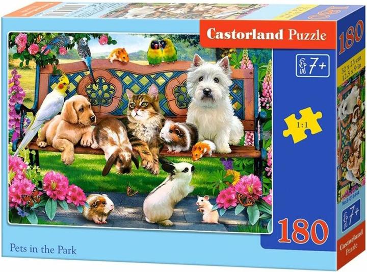 Castorland Pets in the Park, Puzzle 180 Teile (180 Teile)