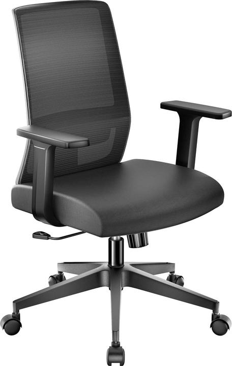 Produktbild Wiltec Ergonomischer Bürostuhl Lendenwirbelstütze 120kg Schreibtischstuhl