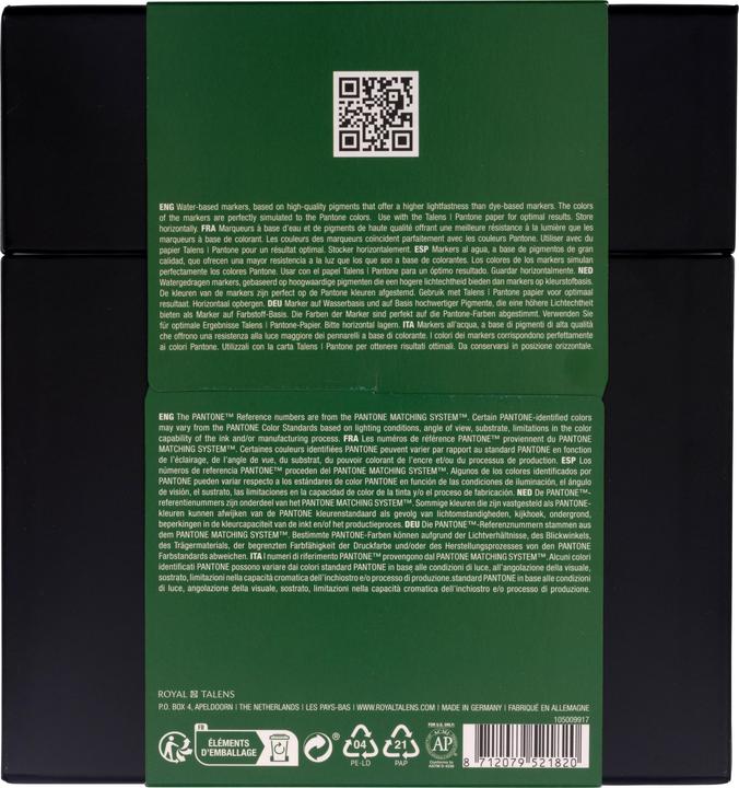 Produktbild Talens Pantone Marker 9x Set Nature, Strichstärke: Keine Angabe (Gelb, Beige, Rot, Blau, Hellgrau, Grün, Hellblau, Hellgrün, Braun, 8 x)