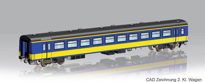 Piko Carrozza passeggeri NS ICR di 2a classe, Ep IV (Traccia H0)