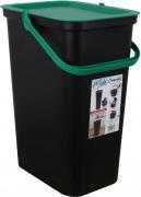 Tontarelli moda bin with handle 24l green/black (24 l)