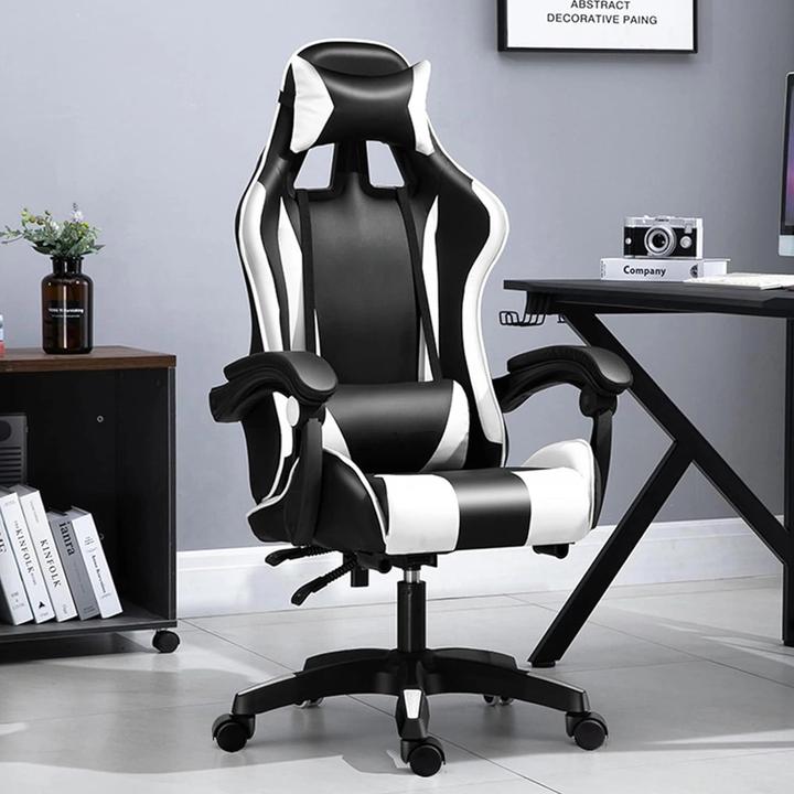 Produktbild Extralink Spiele | Gaming Stuhl | Büro drehbar Eimer schwarz-weiss G-526