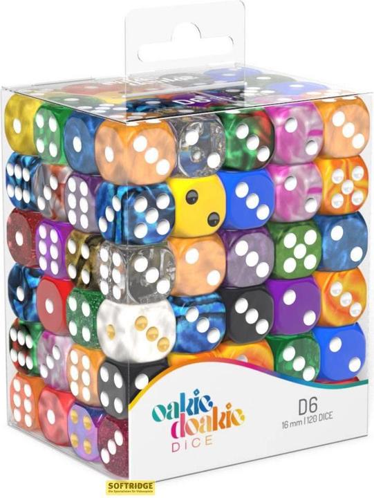 Produktbild Oakie Doakie Dice Retail Pack D6 16 mm Mixed