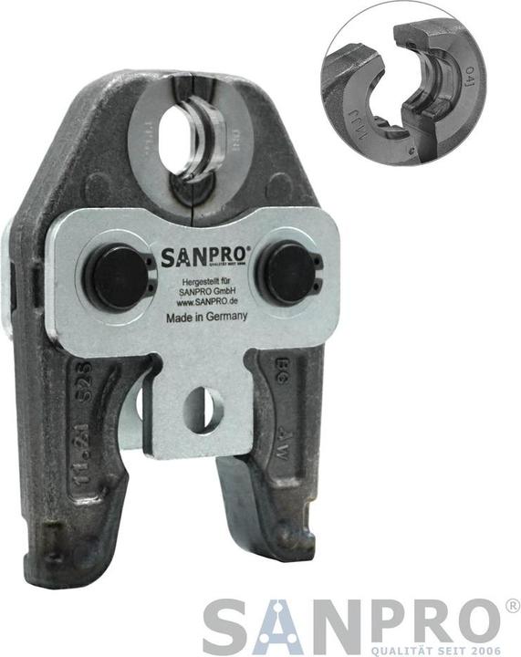 Produktbild Sanpro Pressbacke M35 z.B. zum Pressen von Edelstahl-Fittings und Rohren