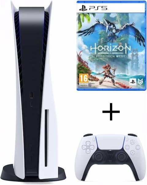 Actual product image Sony Playstation 5 + Horizon Forbidden West Bundle