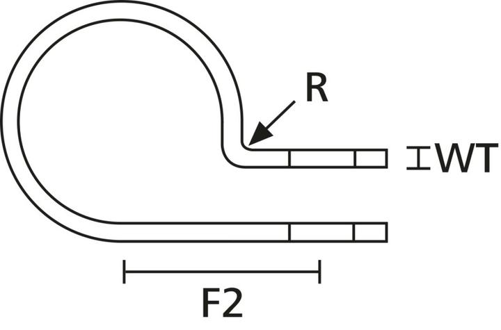 Immagine prodotto HellermannTyton Fascetta stringitubo a P 11mm Dia