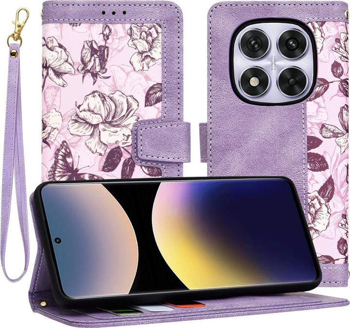 Techsuit - FlipCraft - Xiaomi Redmi Note 14 Pro 5G / Poco X7 - Mysterious Purple (Xiaomi Redmi Note 14 Pro 5G, Xiaomi Poco X7 Pro)