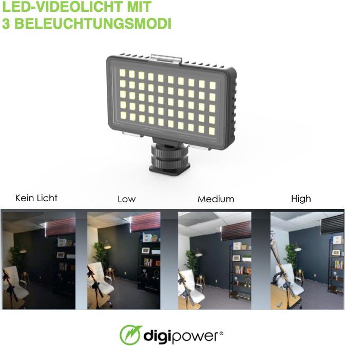 Produktbild DigiPower Insta Fame LED Videolicht (Videoleuchte)