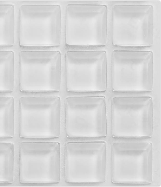 Produktbild Relaxdays Gummipuffer (222 Stück, 1.5 x 1.5 x 0.5 cm)