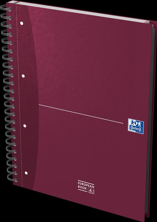 Image du produit Oxford Livre européen (A4, Quadrillé, Couverture rigide)