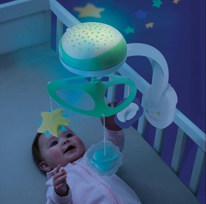 Actual product image B-Kids Infantino 315194 3in1 music carousel with projector Green
