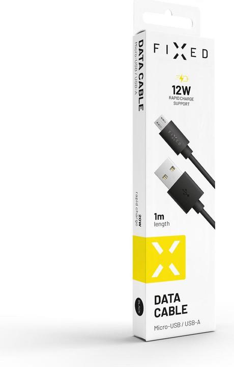 Actual product image Fixed Cable USB/micro USB, black (1 m)