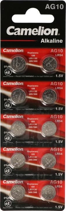 Camelion AG10 (10 Stk., AG10, 65 mAh)