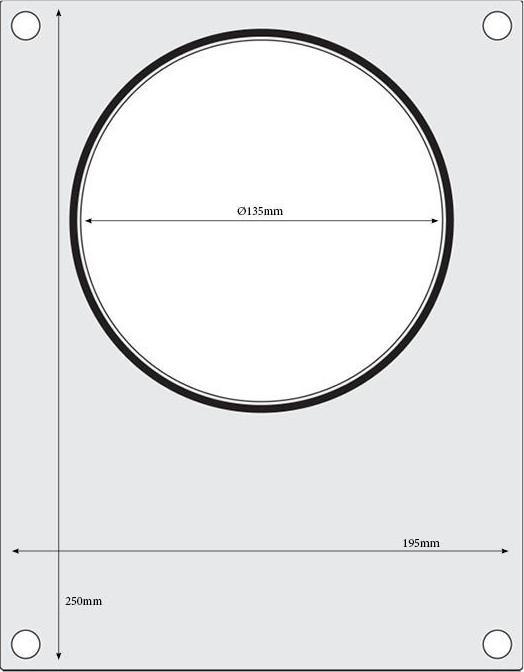 Produktbild Hendi Matrize für Versiegelungsmach. 2x 178x113 mm