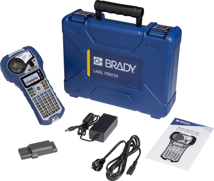 Productafbeelding Brady M210-LAB-Kit EU, mobiel etiketteerapparaat voor laboratoria, printen van continu- en etiketten,