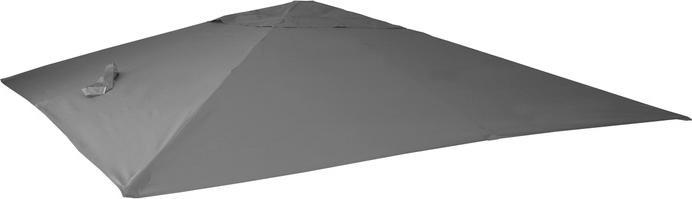 Produktbild Swisshandel24 Bezug für Luxus-Ampelschirm, Sonnenschirmbezug Ersatzbezug, 3x3m (Ø4,24m) Polyester 2,7kg anthrazit (2.95 m)
