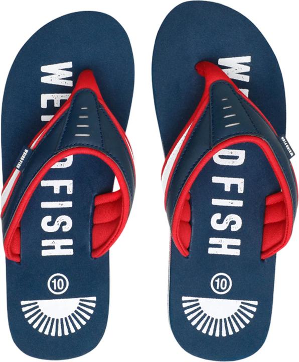 Actual product image Weird Fish Mens Columbia Logo Flip Flops (43)