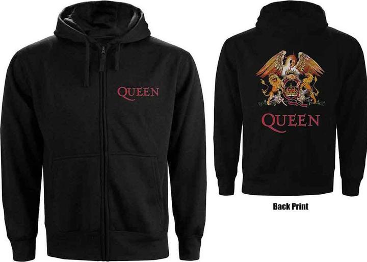 Image du produit Queen Classic Crest Back Print (Zipper-Hoodie) (L)