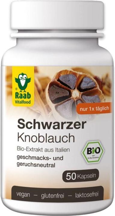 Raab Schwarzer Knoblauch Bio (50 Stück, Kapseln, 50 g)