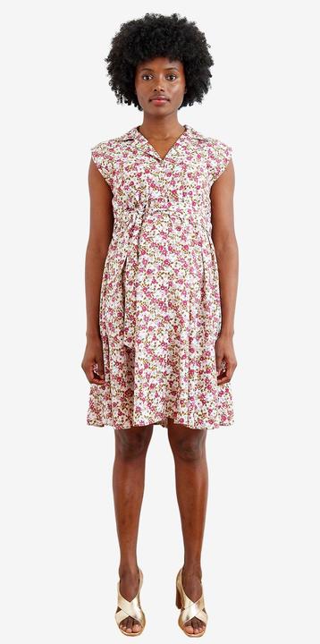 Vertbaudet Ärmelloses Blusenkleid für Schwangerschaft und Stillzeit