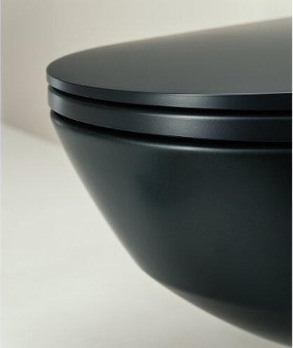 Actual product image Laufen Wall-mounted shower toilet CLEANET RIVA deep 4.5/3 l flush riml 355x600mm sw g
