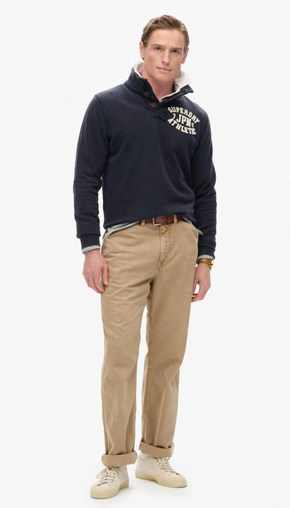 Actual product image Superdry Vintage Athletic Henley Jumper (M)