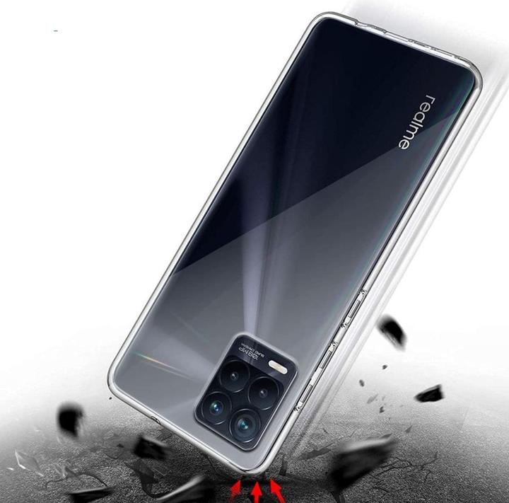 Actual product image Screenguard Realme 8 Pro Flexible TPU Clear Case (Realme 8 Pro)