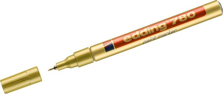 Image du produit Edding Marqueur peinture 780 Largeur de trait : 0,8 mm Couleur de l'encre : or (Or, 0.80 mm, 1 x)
