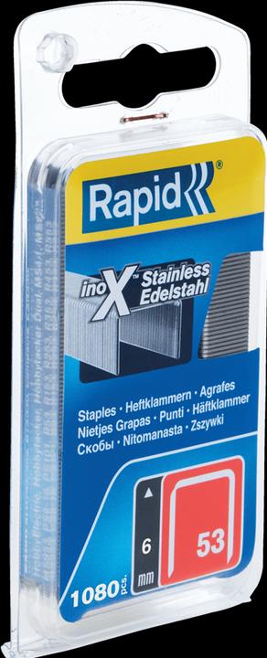 Rapid Type 53 Fine wire clamp 6 mm stainless steel
