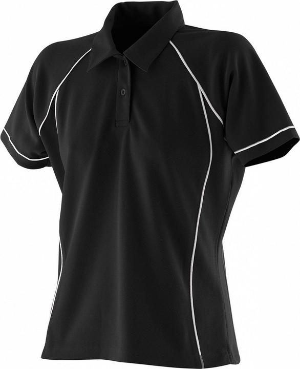 Actual product image Finden & Hales Womens/Ladies Piped Performance Polo Shirt (XL)