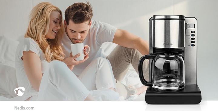Image du produit Nedis Capacité maximale de la cafetière : 1,5 l Nombre de tasses simultanées : 12 Maintien au chaud