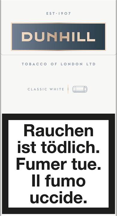Actual product image Dunhill International White 100 Box