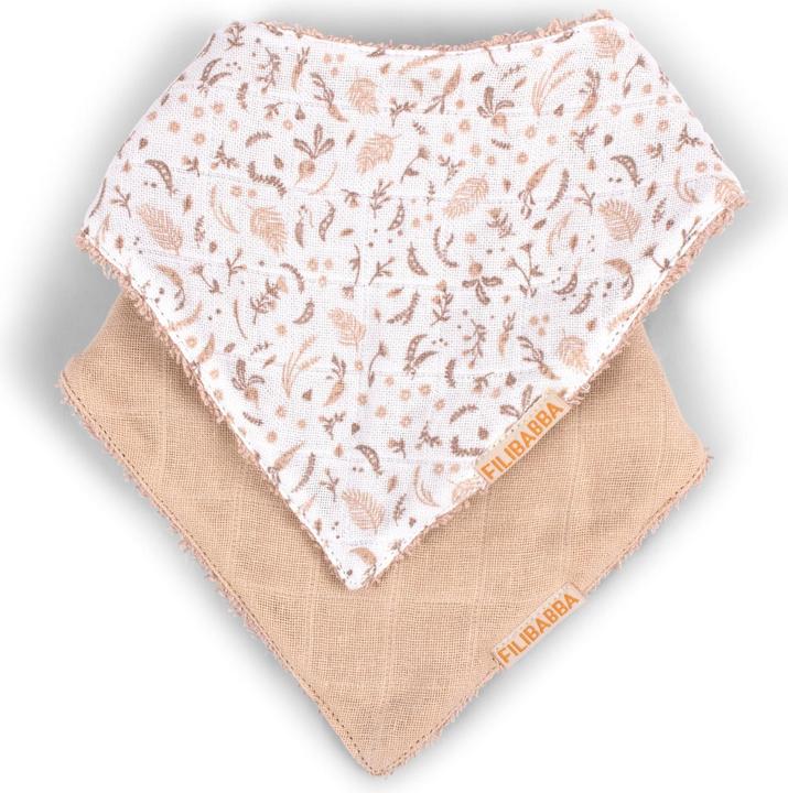 Productafbeelding Filibabba Bandana Slabbetje 2-Pack - Oogst