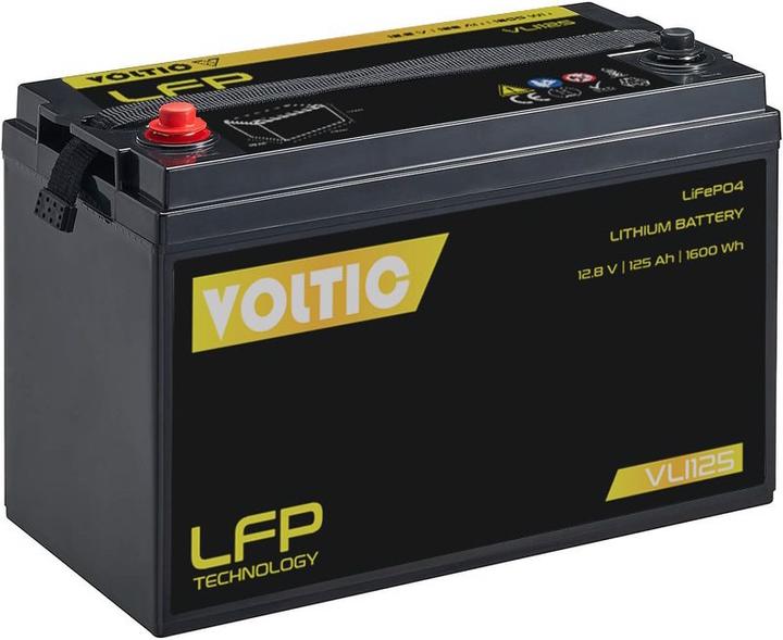 Voltic VLI125 LiFePO4 lithium supply battery (12 V, 125 Ah)