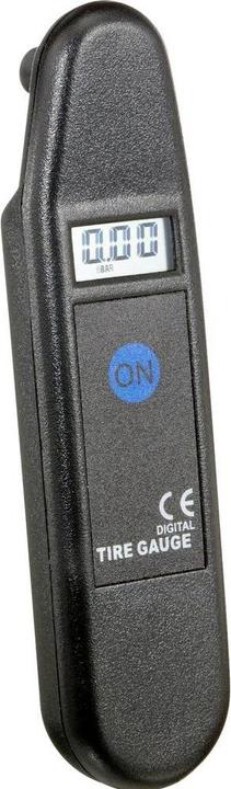 Actual product image IWH Tyre pressure gauge, digital, 7 bar for car, motorbike and bicycle (Schrader valve), digital