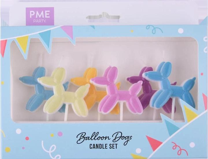 Produktbild PME Kerze Ballon Hund 1 Stück (6 Stk.)