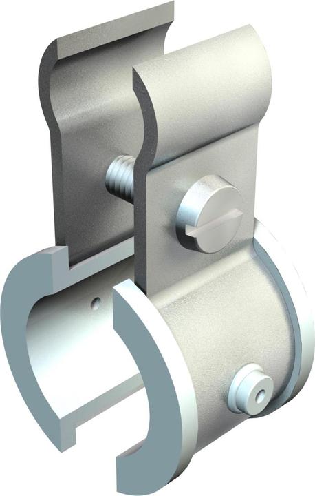 Actual product image OBO Bettermann OBO 4021 Tension wire clamp with plastic inserts 9-16mm