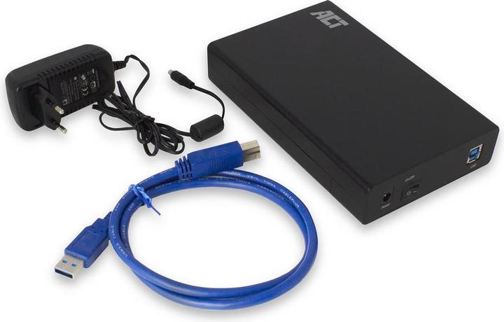 Produktbild 3.5" SATA hard drive enclosure, screwless, USB 3.2 Gen1 (3.5")