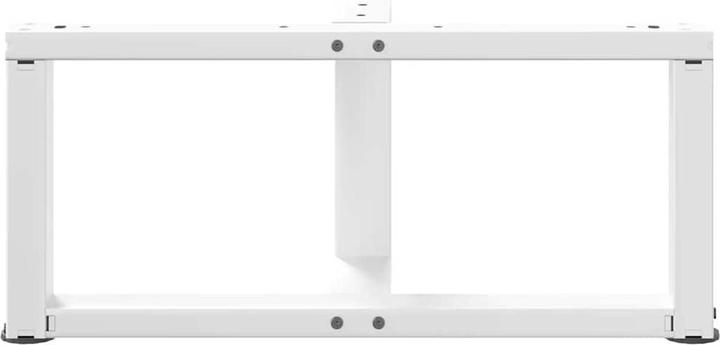 Actual product image VidaXL Coffee table legs T-shape 2 pcs. White 70x25x(30-31) cm Steel table leg