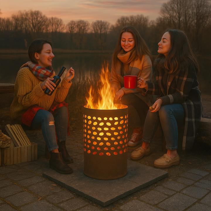 Produktbild Relaxdays Feuertonne (37 cm)