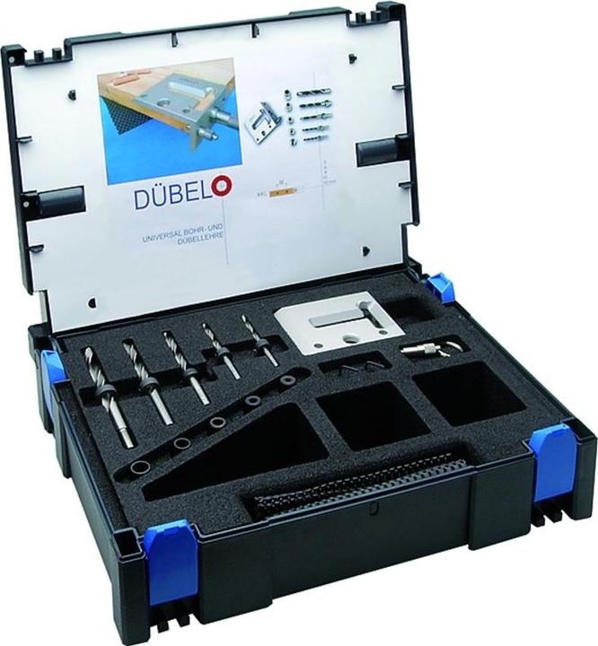Actual product image Dübelo Universal drilling and dowel gauge (5 mm, 6 mm, 8 mm, 10 mm, 12 mm)