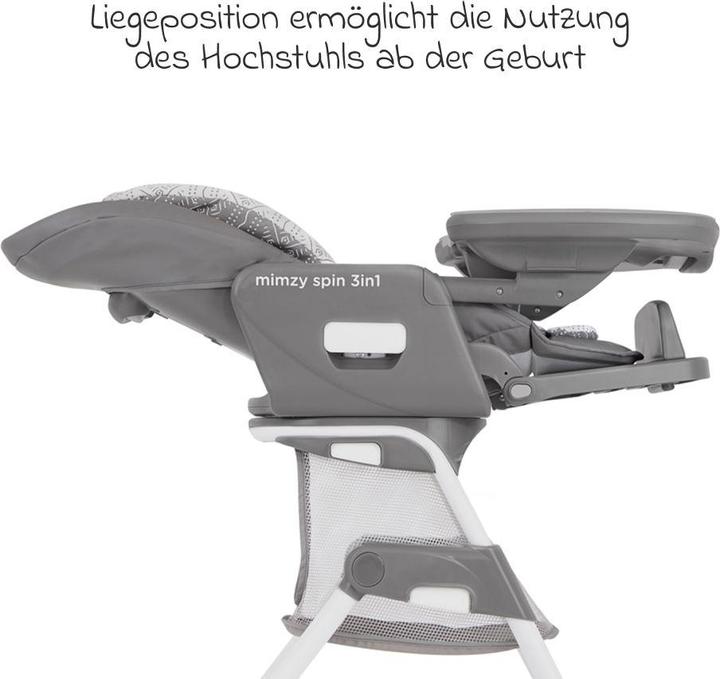 Produktbild Joie 3in1 Hochstuhl Mimzy Spin 3in1 ab Geburt nutzbar mit Hochstühle (Hochstuhl)