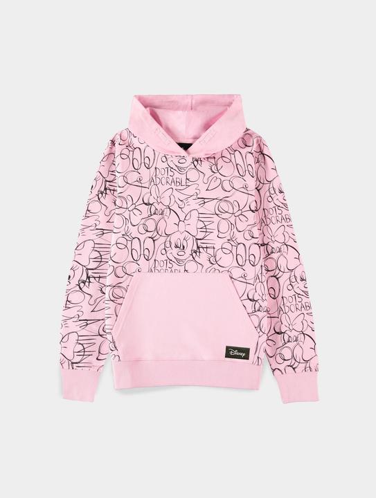 Minnie Mouse Girls AOP Hoodie (Kangaroo pocket) (134, 140)